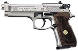 Beretta M92FS Air Pistol - Nickel with Wood Grips .177 cal