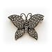 Sterling Silver Marcasite Butterfly Pin
