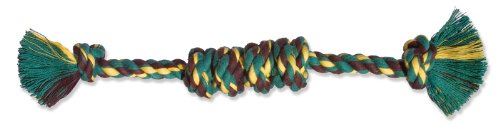 Flossy Chews Color Monkey Fist Bar, Small, 15-Inch - Colors Vary