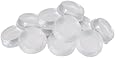 Self-Stick 1/2" Noise-Dampening Bumpers (12 pieces) - Clear, Round
