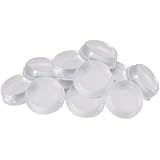Self-Stick 1/2" Noise-Dampening Bumpers (12 pieces) - Clear, Round