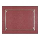 Geographics Certificate/Document Cover, Linen Stock, Burgundy, Six per Pack (45333)