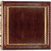 Burnes of Boston American Gentry, Book Bound Album for 200 4" x 6" Photos, 2 per Page, Brown.