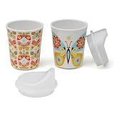 Sugar Booger Kids Sippy Cups Set of 2. Flutterby Feeding Collection. ORE Originals.