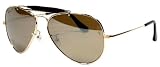 RAY-BAN RB 8028K Limited Edition 22KT Gold Sunglasses, 58-14-135