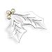Two Tone Holly Leaves Fashion Pin/Pendant