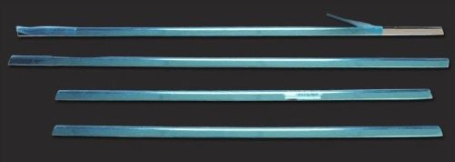 Car Auto Parts Shiny Chrome Stainless Steel Window Molding Trim Strip Line Exterior Kit For 2011 2012 Mitsubishi asx