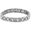 Stainless Steel Polished Bracelet - 8.5'' long