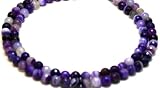 Agate Necklaces 2 Strands 10mm Natural Bostwana Agate Beads Beaded Necklace 17" Long