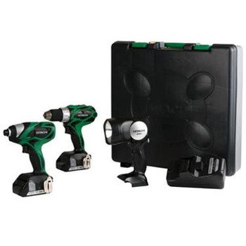 Hitachi KC18DHL 18-Volt Lithium-Ion 2-Tool Combo Kit