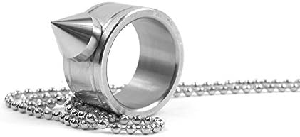 Portable Survival Tools Mini Alloy Defensive Ring/necklace Self Defense For Women/men