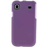 Crystal Hard PURPLE Snap on Rubberized Faceplate Cover Case for SAMSUNG T95 ....