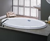 Gallery Oval 72 L x 42 W x 20-1/2 H Jacuzzi Whirlpools