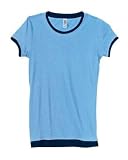Bella Women's 3.2 oz. Cotton Sheer Jersey Short-Sleeve Longer Length 2 in 1 T-Shirt