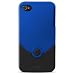 iFrogz luxe original case blue/black for iphone 4 (IP4GLO-BLU/BLK)
