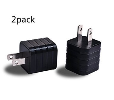 Charger,Travel Wall Power Adapter Vlove 1 Amp USB Plug Made for Iphone 6 5 5s 5c 4s, Ipads, Ipods, Samsung Galaxy S5 S4 S3 Note 2 3 and Most Android Phones (Black)