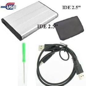 Boitier Externe Aluminium pour disques durs IDE 2.5" - USB 2.