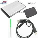 Boitier Externe Aluminium pour disques durs IDE 2.5" - USB 2.par KALEA INFORMATIQUE