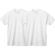 Calvin Klein Toddler Short Sleeve White Cotton Tagless T-Shirt 2-pack