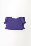 Violet Basic Tee Shirt Teddy Bear Clothes Fit 14" - 18" Build-a-bear, Vermont Teddy Bears, and Make Your Own Stuffed Animals