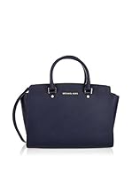 Michael Kors Bolso asa de mano Selma (Azul Oscuro)