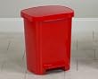 CLINTON PLASTIC WASTE RECEPTICALS 32 QT-red Item# T-62R