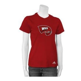 adidas Western Kentucky Hilltoppers Ladies Red Loud n' Proud T-shirt by Ladies T-Shirts