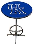 Kentucky Wildcats Chrome Pub Table with Footrest
