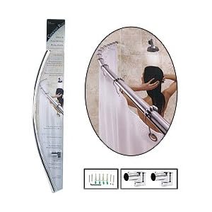 CRESCENT QUOT;CURVEDQUOT; SHOWER ROD - SHOWER CURTAINS | SHOWER CURTAIN