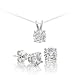 Extra 20% Off 3/8-Carat Diamond Studs, Includes Matching Solitaire Pendant
