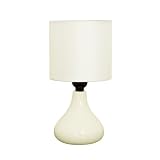 Buy light fixtures for Cheap light fixtures Home Design 11 Inch Mini Ceramic Table Lamp with Fabric Shade OYSTER light fixtures