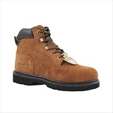 Men's 6 Steel Toe Work Boot Suede in Brown Size: 12