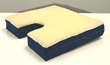 Coccyx Gel Seat Cushion with Fleece Top 18 Wx16 D x 3