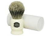 Vulfix Super Badger Travel Brush and Tube, Faux Ivory