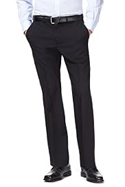 Big & Tall Active Waistband Crease Resistant Flat Front Trousers