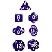 Sporting Goods : Chessex Dice: Polyhedral 7-Die Translucent Dice Set - Blue