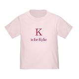 Personalized K is for Kylie Baby Infant Toddler Kids Shirt - Christmas Collection