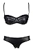 Spring Fever Women's Bright Color Structured Wet Suit Pin up Neoprene Swimwear