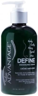 Salon Advantage Define Curl Enhancer Cream, 8 oz (PACK OF 2)
