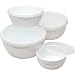 Kitchen & Housewares : Kitchenaid KAT176WH Prep Bowls - White
