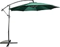 Ace Evert Offset Umbrella 8074, 10 ft, Polyester, Dark Green