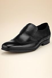Autograph Leather Wide Fit Punch Wingtip Shoes