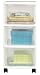 Kitchen & Housewares : Iris 116307 "3-drawer" Cart 12x14x26" (Pack of 2)