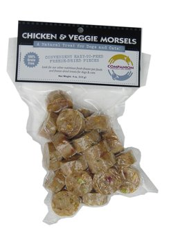 Companion Natural Pet Food Freeze-Dried, Grain-Free Chicken & Veggie Morsels, 4oz