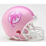Riddell Miami Dolphins Pink Replica Mini Helmet