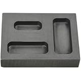 1/4 oz 1/2 oz 1 oz Ounce Combo Gold Graphite Ingot Mold Crucible For Melting Casting Refining Scrap Precious Metal Jewelry