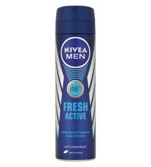 Nivea for Men Fresh Active Deodorant Spray 150ml