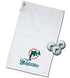 Miami Dolphins Golf Gift Box Set Includes 3 Barrel Head Covers Made From Plush Acrylic Fur