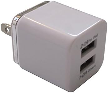 Apple Iphone Charger- Two Cable, Iphone 6 Plus / 6 / 5s / 5c / 5 / Ipad Air / Ipad Mini / Mini 2 / Ipad 4th Generation and Ipod Nano 7th Generation 3.1a Fast Charging. Dual Usb and Two Cable (Highest Quality)
