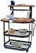 Kitchen & Housewares : Enclume BCB1 Baker's Cart Base Only Version Kitchen Furniture, Hammered Steel and Wood